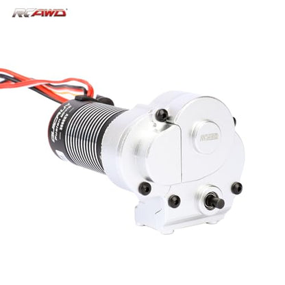 RCAWD Hobbywing Brushless Motor and 3000KV 370spec Quicrun Fusion Mini16 Center Gear Box with EC2 to IC2 for 1/18 Axial UTB18 Capra 4WD 4WS Series Upgrades Part