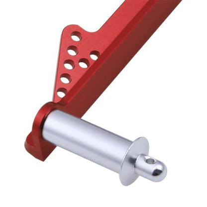 Hobbypark Aluminum Front & Rear Body Mounts with Body Posts Upgrade Parts for 1/10 Traxxas Slash 2WD Rustler Stampede VXL (Red) - color: Red