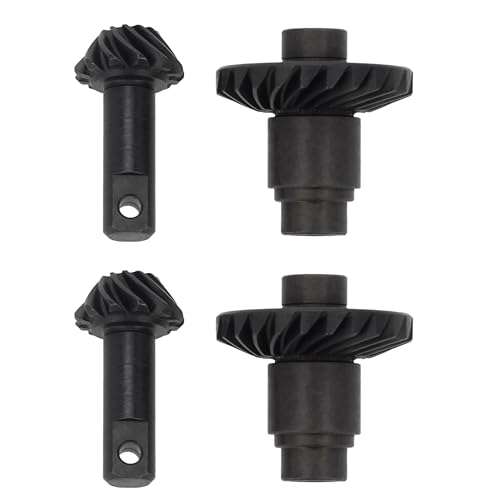 MEUS Racing 2 Pack 12-22T/24THelical Gear, Overdrive Gear, Spiral Gear Set for 1/18 TRX4M Climbing Bike Upgrade(12-24T)