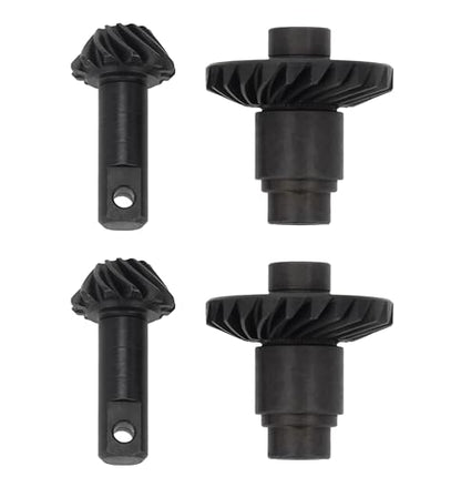 MEUS Racing 2 Pack 12-22T/24THelical Gear, Overdrive Gear, Spiral Gear Set for 1/18 TRX4M Climbing Bike Upgrade(12-24T)