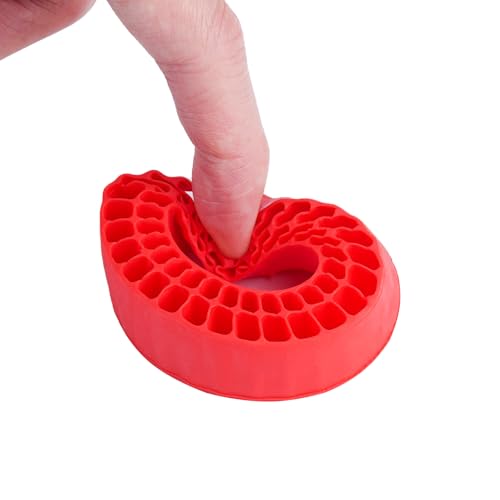 DJX 4PCS 1.0 Inch Tire Inserts Silicone Rubber Insert Foam Waterproof for 56-58mm*22-24mm 1.0'' Tire (Red) - color: Red