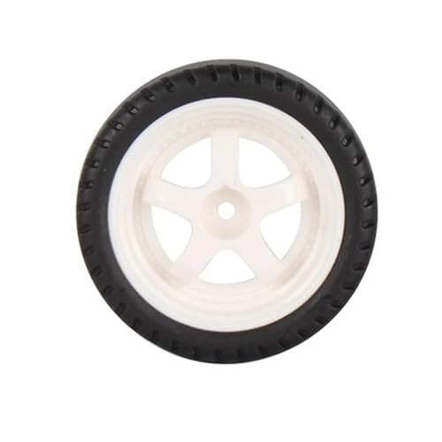 RC Cars Models for Ldrc AE86 A86 A86P LD1801 1/18 Rc Upgrade Accessories Rc Parts 4pcs 33mm Rc Drift Tire Wheel Hard Tyre Modified Parts(White) - color: White