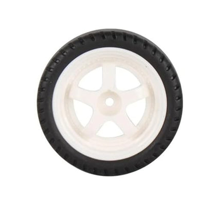 RC Cars Models for Ldrc AE86 A86 A86P LD1801 1/18 Rc Upgrade Accessories Rc Parts 4pcs 33mm Rc Drift Tire Wheel Hard Tyre Modified Parts(White) - color: White