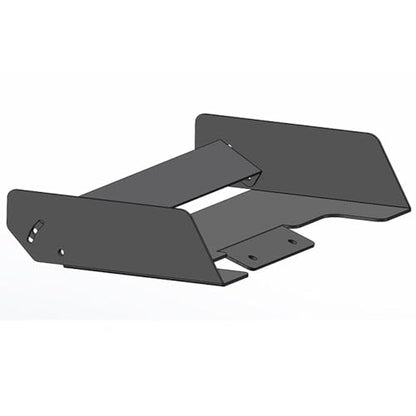 Metal Rear Wing for Tamiya 1/10 TT-02B DF-02 DT-02 RC Car Tail Wing Rear Spoiler Wing Parts (Black) - color: Black