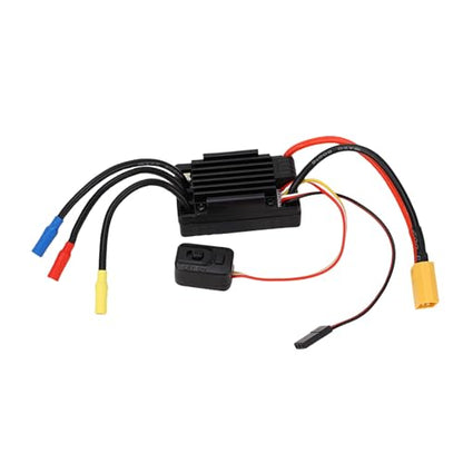 YWBL-WH 35A Brushless ESC with Water Proof, External Programming Port, and Multiple Guard Functions for 1/18 RC Car Electronic Speed Controller