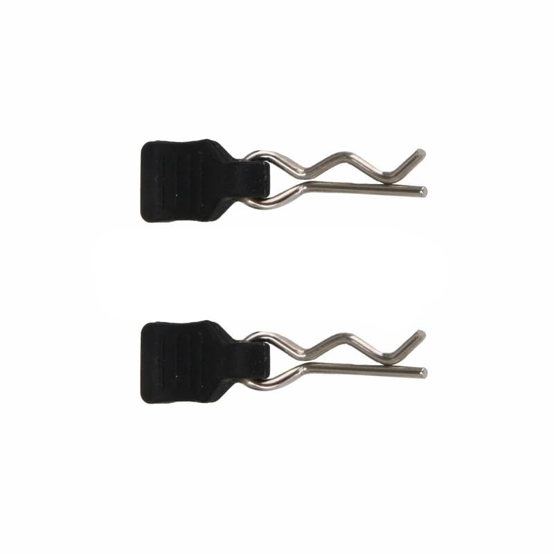 10Pcs 1/24 1/18 RC Car Body Clips+Pull Tab for SCX24 AXI90081 AXI0001 0002 - color: White