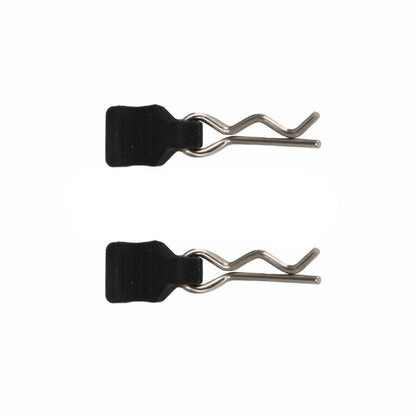 10Pcs 1/24 1/18 RC Car Body Clips+Pull Tab for SCX24 AXI90081 AXI0001 0002 - color: White