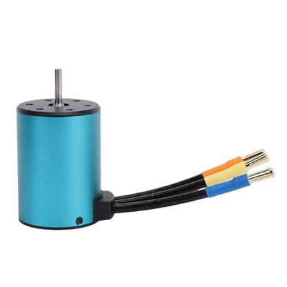 3650 Brushless Motor, Aluminum High Speed Sensorless 4000KV RC Motor for 1/10 Scale RC Cars Trucks Racing Off-Road Enthusiasts