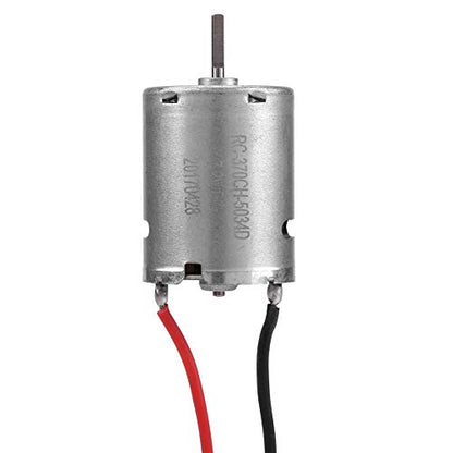 RC Brushed Motor, High Torque Durable for Off-Road Crawling, 370 Size Electric Motor for RC Hobbyists, Off-Road Enthusiasts, 1/18 Scale Trucks