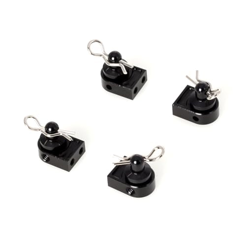 LCX Racing 1/10th RC Crawler Car Aluminum Body Post w/Clip Body Mount for Axial SCX10 PRO, Upgrades Parts Accessories
