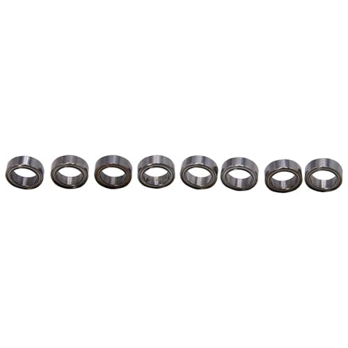 Blomiky R168Z 8 Pack Wheel Ball Bearings Spare Parts Suitable for Hyper Go 1/16 1/14 Scale H16PL H14BM 14210 14211 RC Trucks/ 14210 Bearing