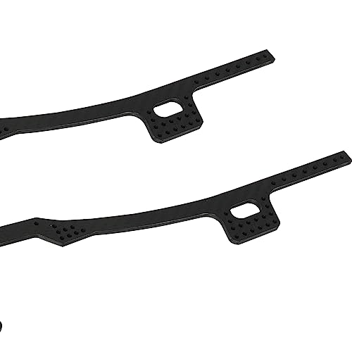 Adjustable LCG Chassis Carbon Fiber Frame Rails for 1/10 RC Crawler Axial SCX10 & SCX10 II 90046 90047 86100 Lower Center of Gravity Upgrade Parts