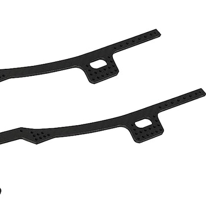 Adjustable LCG Chassis Carbon Fiber Frame Rails for 1/10 RC Crawler Axial SCX10 & SCX10 II 90046 90047 86100 Lower Center of Gravity Upgrade Parts