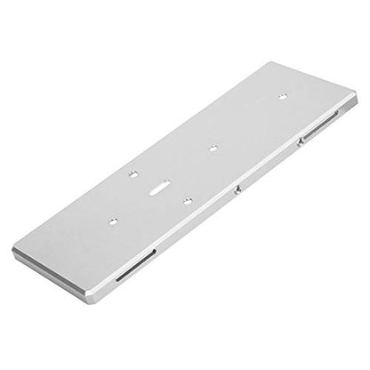 RC Battery Tray with Screw, Aluminum Alloy Replacement for RGT EX86100 1/10 RC Car, Lightweight and Durable Battery Mount for RC Vehicle (Silver 680022S) - color: Silver 680022s