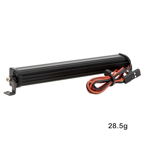 MEUS RACING RC Car LED Lights Roof Light Bar Kit - 1/10 1/8 Scale RC Crawler Upgrades for Axial SCX10, Wraith, Traxxas TRX4, TRX6, Redcat Gen8 (95mm, 9 Beads) - size: 95mm, 9 Beads