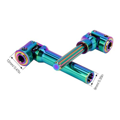 Stainless Steel 1/10 Driveshaft Colored Universal Joint for RC Crwaler SCX10 Gen8 TRX4 Upgrades LCG Chassis (75-103mm)
