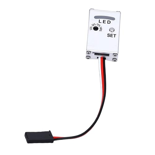 RC 3 Axis Gyroscope Aluminum Housing Adjustable Sensitivity for RC Drift Rally Trucks - Enhanced Steering Precision Improved Control and Stability for Racing Enthusiasts