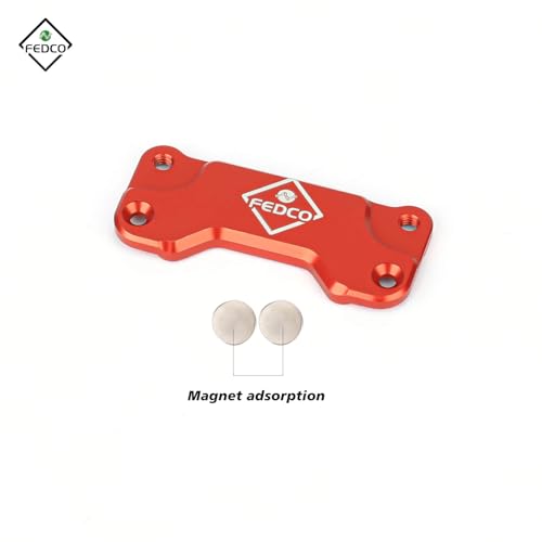 SCX24 Body Mount Magnetic Body Post C10 Body Clips for Axial SCX24 C10 Upgrades AXI00001 1/24 RC Crawler - color: Red