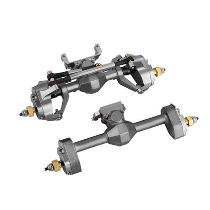 SCX24 Diamond Shape Front Rear Portal Axle Upgrades for Axial SCX24 Deadbolt C10 JLU Gladiator Bronco 1/24 RC Crawler (Gray) - color: Gray