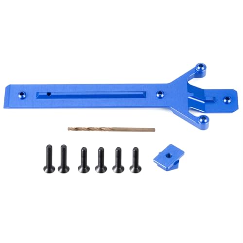 RC Upgrades for Mini for Maxx 2S for XRT 1/16 Metal Chassis Support Brace Plate Monster Truck RC Cars(Blue) - color: Blue