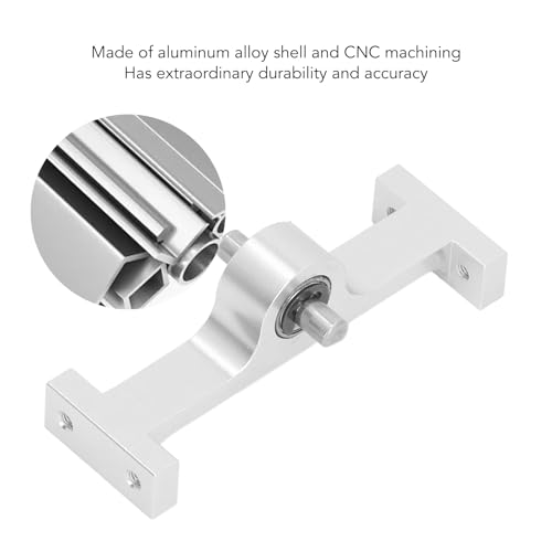 RC Transfer Case Assembly 70mm Aluminum Alloy Gearbox with 5mm Steel D Shaft for 110 Scale Crawler Upgrade Parts Compatible with SCX10 III Gen8 (Silver) - color: Silver