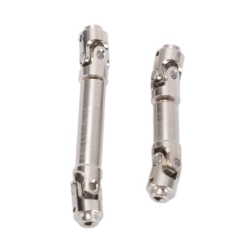 Keenso 1/30 RC Crawler Drive Shafts Set, Steel Upgrade Parts for SCX30, High Strength Metal Design, Enhanced Performance for Remote Control Vehicles