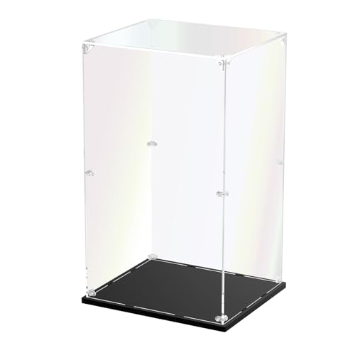3MM Clear Acrylic Display Case, Zimo momo Self-Assemble Showcase for Collectibles, Action Figures,Dolls- Alternative Glass Box for Commemorative Gifts(13.7x11.8x23.6 inch, 35x30x60 cm) - size: 13.7x11.8x23.6 inch