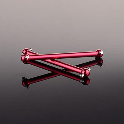 Replacement Part For A959 A969 A979 Aluminum Front Rear Driven Shaft 46mm A959-07 1/18 Car Truck 580027 - (Color: Red) - color: Red