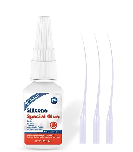 30g Silicone Glue - Strong Adhesive for Repairs and Sealing | Waterproof, Heat-Resistant, and Flexible | Ideal for Glass, Ceramics, Electronics, and More - size: Silicone Glue