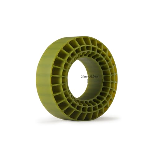 1.9 Inch Silicone Rubber Insert Foam Fit for 118-122mm 4.75" OD 1.9" Wheel Tires Inserts for 1/10 RC Crawler Accessories (Green) - color: Green