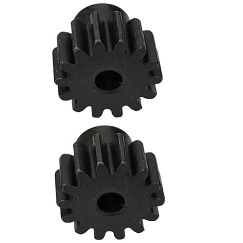 2Pcs 11T 32P Metal Steel Pinion Gear for Traxxas TRX4 TRX-4 TRX-6 RC Crawler Car Slash 4x4, Rustler Hoss,32-Pitch, Replace 6747 Pinion Gear Upgrade Parts