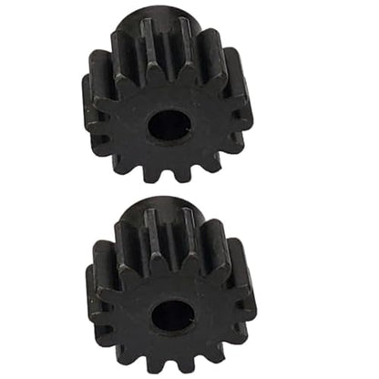 2Pcs 11T 32P Metal Steel Pinion Gear for Traxxas TRX4 TRX-4 TRX-6 RC Crawler Car Slash 4x4, Rustler Hoss,32-Pitch, Replace 6747 Pinion Gear Upgrade Parts