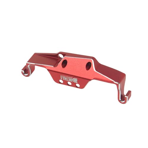 Hobby Details Aluminum Rear Axle Gear Box Skid Link Wheel Upgrade Set for 1/30 Axial SCX30 Jeep Wrangler RC Cars, Red (Battery Tray) - color: Battery Tray
