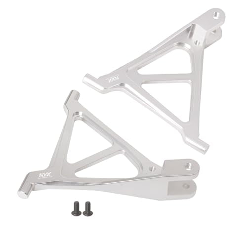 KYX Racing Aluminum Front Suspension Arm Set Upgrades Parts Accessories for 1/10 RC Car Tamiya The Grasshopper