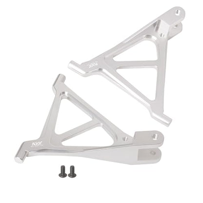 KYX Racing Aluminum Front Suspension Arm Set Upgrades Parts Accessories for 1/10 RC Car Tamiya The Grasshopper