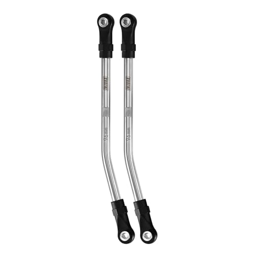 INJORA Stainless Steel High Clearance Links with Rod Ends for TRX4 SCX10 II SCX10 III VS4-10 1/10 RC Crawler Car Upgrade(115mm) - size: 115mm