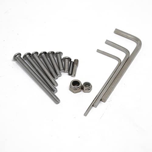 287Pcs Screws Kit RC Screw Stainless Steel Screws Kit for Traxxas Slash 2WD RTR Pro RC Car