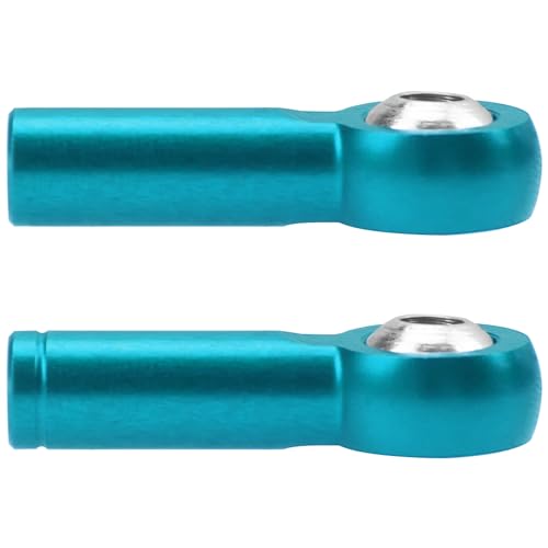 10Pack Vgoohobby Aluminum CW CCW M3 Link Rod Tie Rod End Ball Head Joint Holder 26mm Compatible with Axial Redcat HSP Traxxas HPI 1/10 RC Car Truck DIY Robot Boat Airplane (Blue) - color: Blue