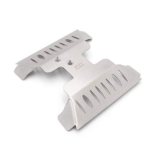 KYX Racing Stainless Steel Axle Protective Plate Frame Protector Chassis Guard Board Upgrades Accessories for RC Crawler Car Axial Capra Unlimited Trail Buggy UTB