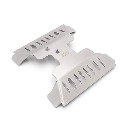 KYX Racing Stainless Steel Axle Protective Plate Frame Protector Chassis Guard Board Upgrades Accessories for RC Crawler Car Axial Capra Unlimited Trail Buggy UTB
