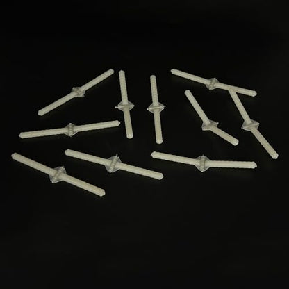 10PCS RC Airplane Plastic Needle Hinge Pin Hinge for RC Plane Helicopter Aircraft DIY Model Plane Fix Wing Parts Foam Model Plane Replacement (4.5x76mm) - style: 4.5x76mm