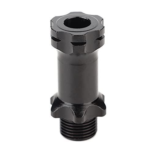 17mm Wheel Hex Hub RC Wheel Hex Drive Extension Hex Hub Adapter Wheel Hex Extension Wheel Hex Adapter for 1/8 Scale RC Cars Trucks and Upgrade Tires (Black) - color: Black