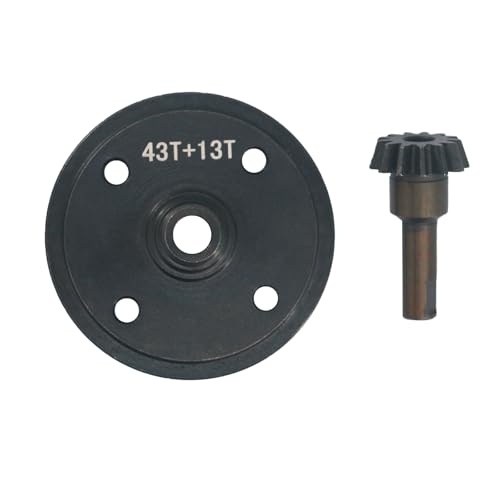 Hardened Steel Differential 42T Bevel Gear & 15T Input Gear Set for Arrma 1/7 Infraction Limitless Infraction 6S V2,1/8 Typhon 6S BLX, 1/10 Senton 6S BLX Diff Upgrade Part