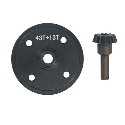 Hardened Steel Differential 42T Bevel Gear & 15T Input Gear Set for Arrma 1/7 Infraction Limitless Infraction 6S V2,1/8 Typhon 6S BLX, 1/10 Senton 6S BLX Diff Upgrade Part