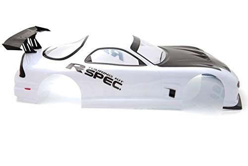 1/10 Scale RC Printed Precut Drift Racing Touring Onroad Car Body Shell Width 190mm with Wing Mirror Accessories (RX7) - style: RX7