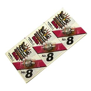 3Pcs O.S. Spark Glow Plug NO.8 OS #8 Hot For Nitro Fuel Engine RC Car Airplane