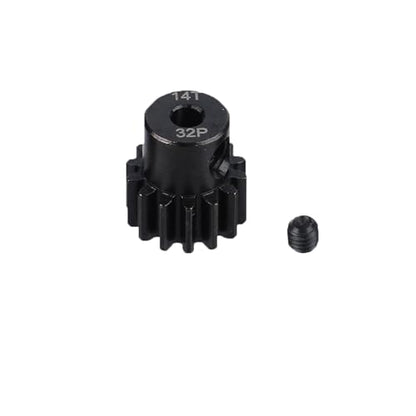 5-Pack Steel Metal 32P 5mm Pinion Motor Gear Sets 12T 14T 16T 18T 20T Compatible with HPI Kyosho Losi Axial Tamiya 1/8 1/10 RC Car Monster Truck Buggy - style: 12T 14T 16T 28T 20T