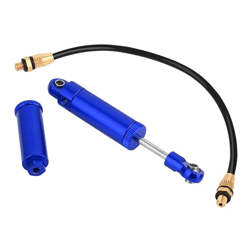 Desert Lizard Piggyback Internal Spring RC Shock Absorber Damper for 1/10 RC Crawler Axial SCX10 90046 AXI231017 D90 TRX4 TRX6 Metal Upgrade,100mm (blue) - color: blue