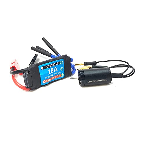 MOUDOAUER Electronic Components Brushless Motor ESC Combo Waterproof Upgrade Spare Parts for 1/28 RC Car Spare Part Accessory