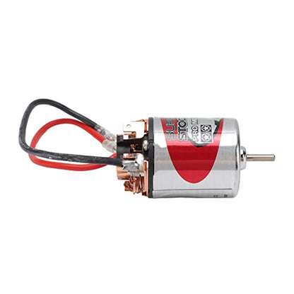 Generic 540 Brushed Motor, Iron with External Replaceable Carbon Brush, High Torsion Strong Magnetic Force for RC Climbing Car Axial Scx10 1/10 Refitting (17T) - size: 17T